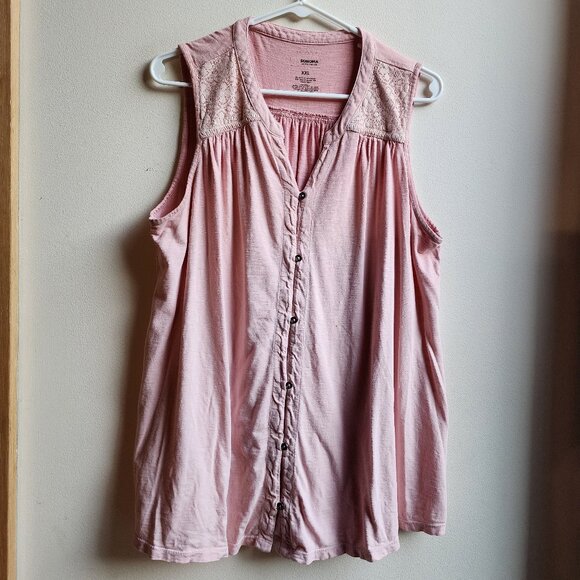 Sonoma Light Pink Sleeveless Jersey Size XXL - Picture 1 of 12